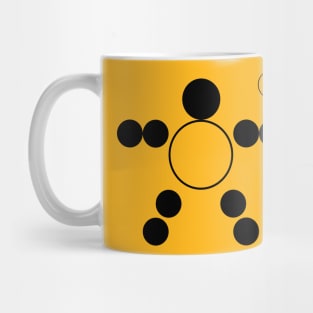 Circle person with a balloon Mug